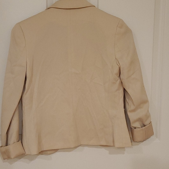 H&M Jacket/Blazer - Off-white/Tan - Picture 3 of 6